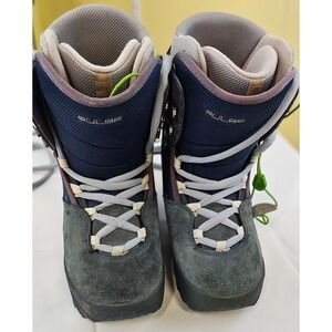 Burton Women's Winter Boots in Navy, Gray, and Green